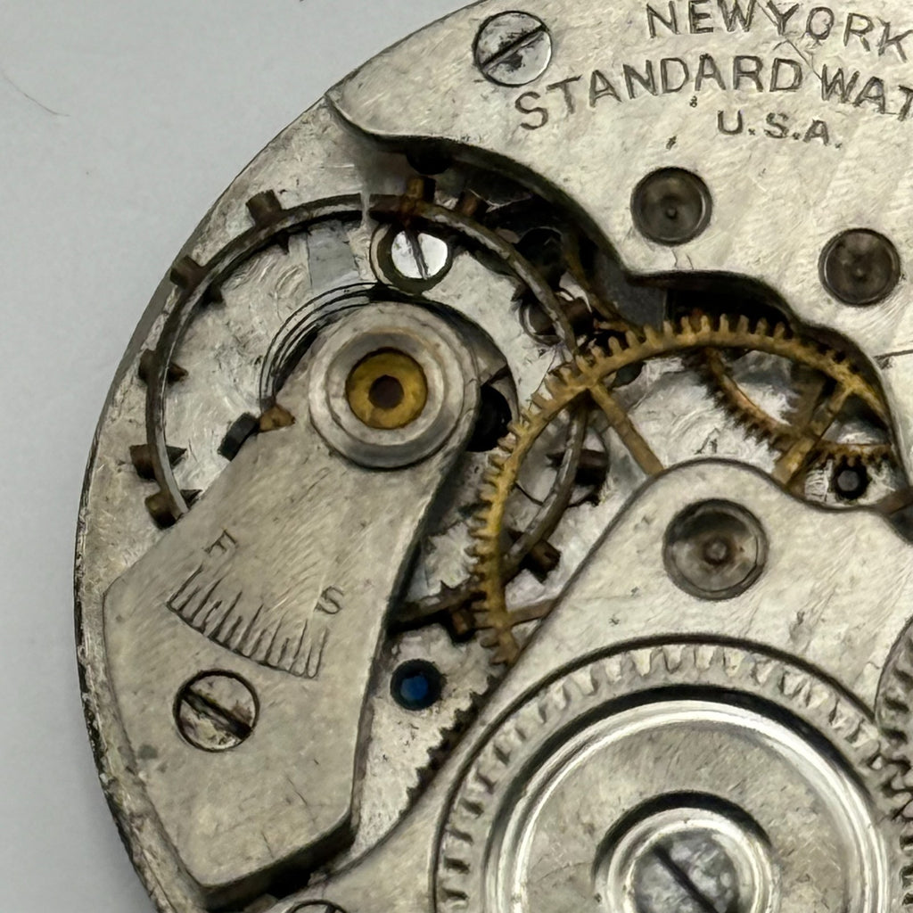 New York Standard Grade 306 Watch Movement Model BI American 0s Parts Repair