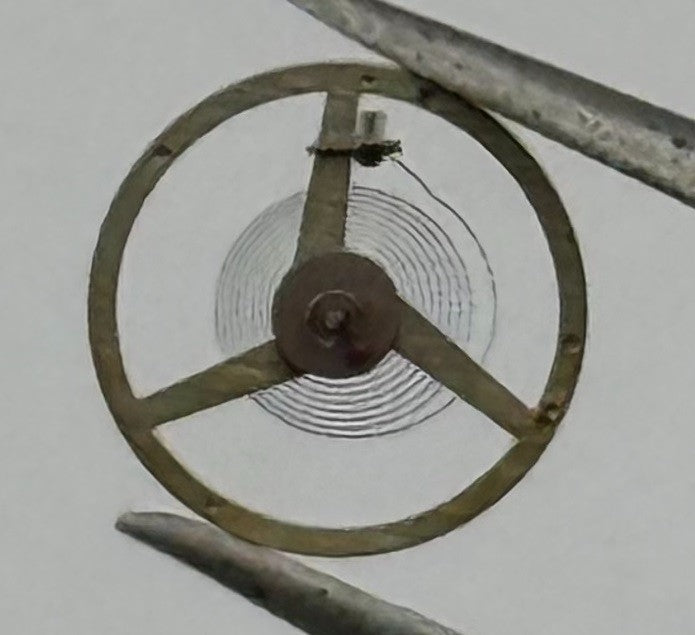 FHF 59-21 Balance Wheel Complete And Spring Renata 1353 Watch Movement Parts NOS