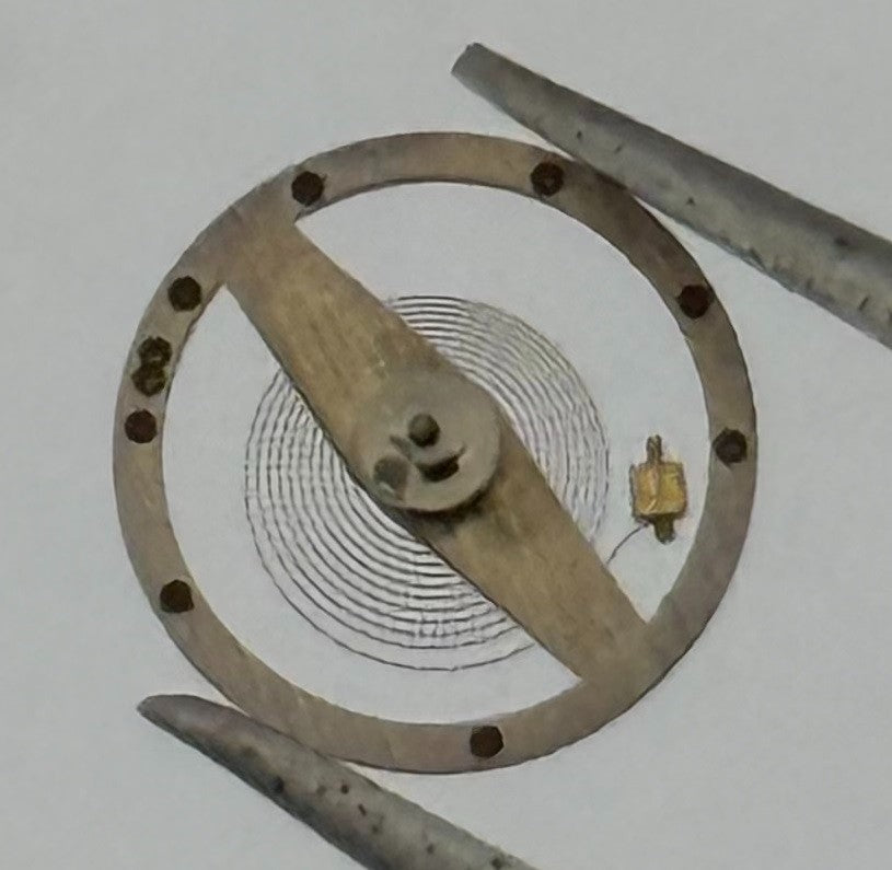 Brac 2021 Balance Wheel Complete And Spring 5¼’’’ 69 M Watch Movement Parts NOS