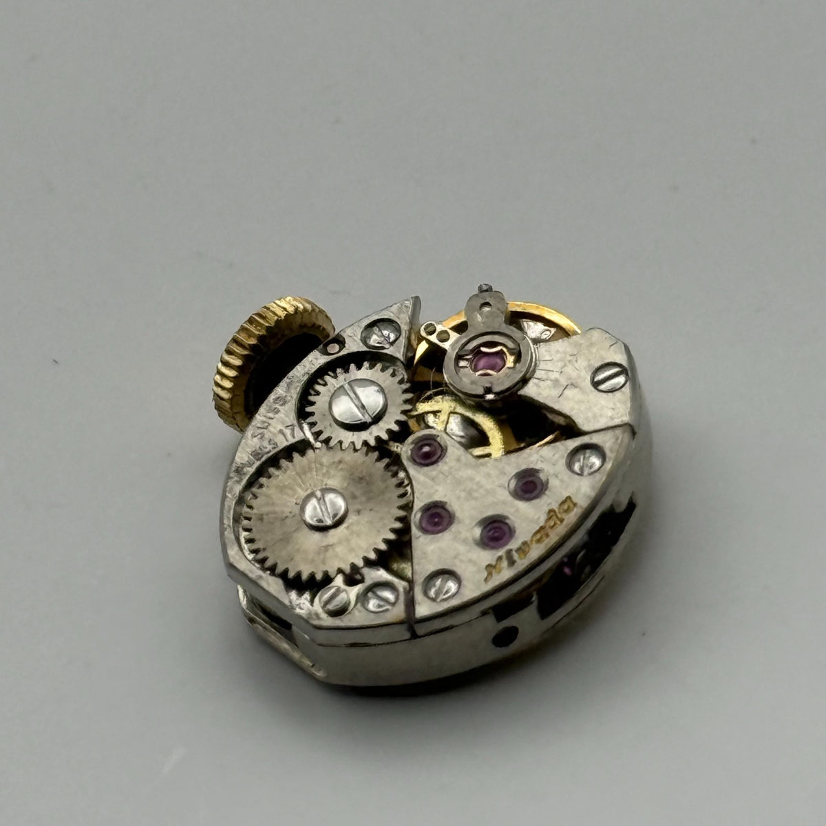 FEF 6630 Watch Movement Nivada 17 Jewels Swiss Manual Wind Parts Repair 13mm