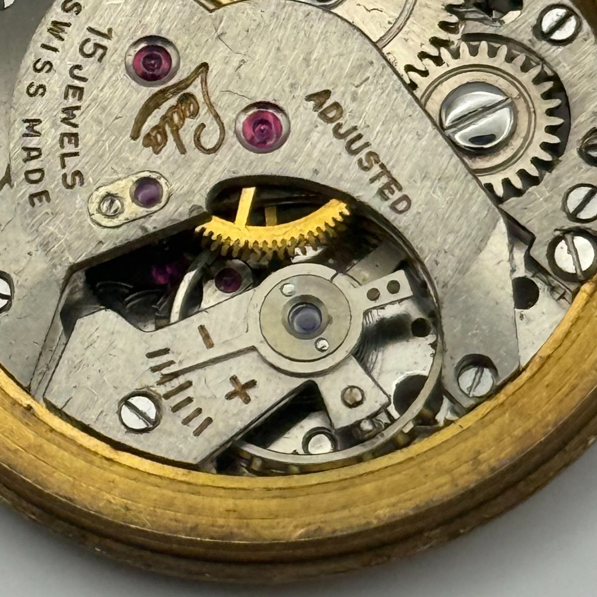 Loda Watch Movement - 15 Jewels Spares - For Parts / Repair - 29mm