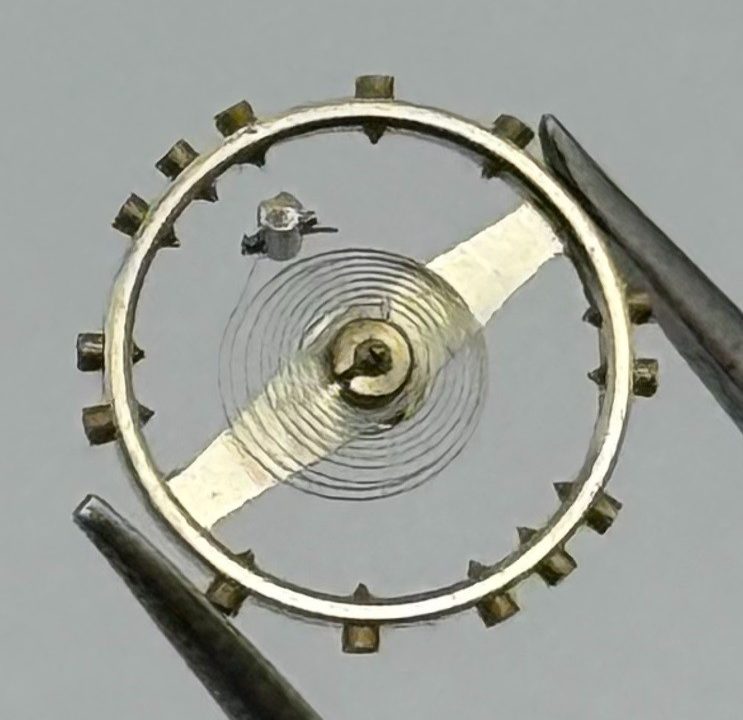 Unitas 190 Balance Wheel Complete And Spring 6/8’’’ Watch Movement Parts NOS