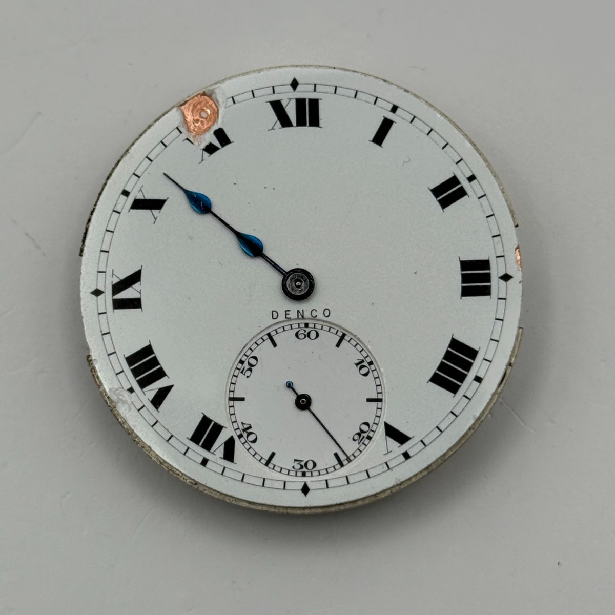 Denco Hunter Pocket Watch Movement Sub Seconds 17J Manual Wind Parts 40.5mm