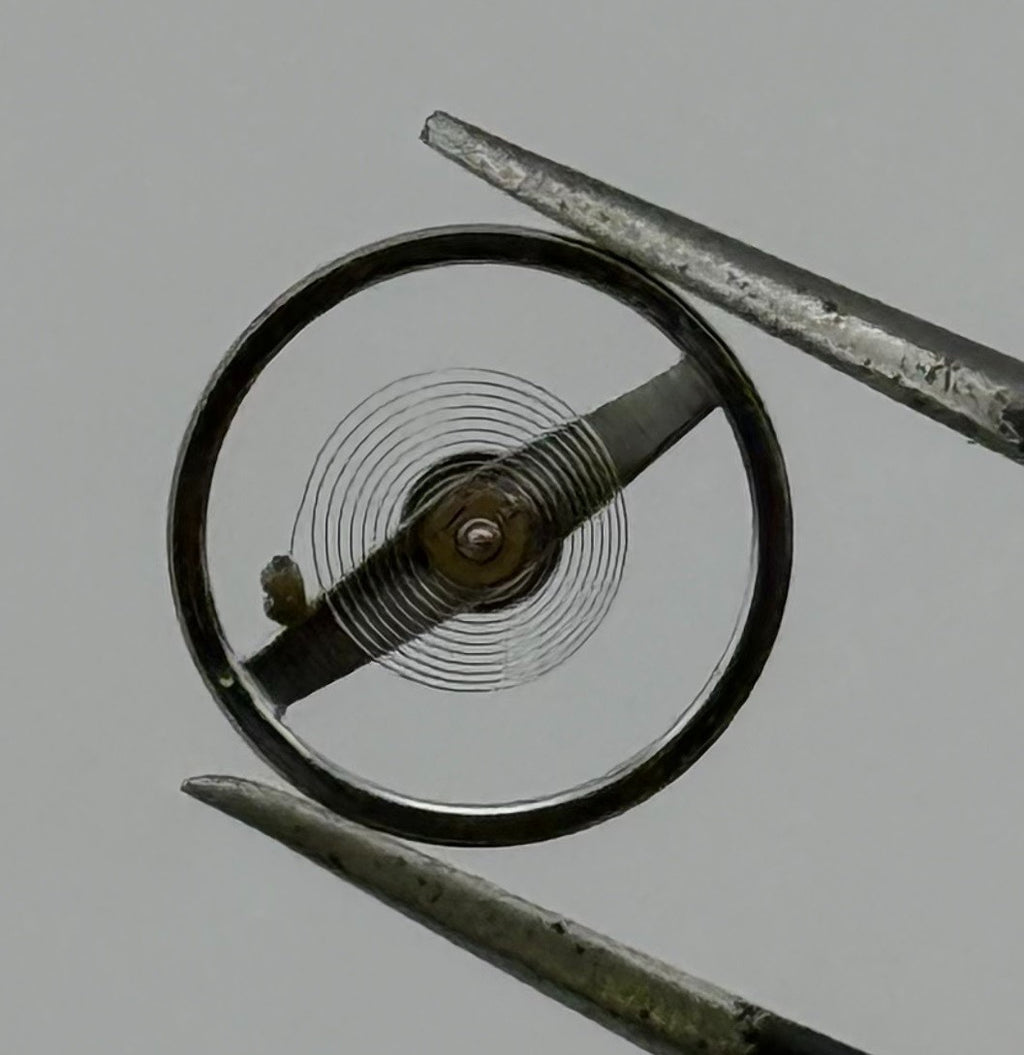Oris 531 Balance Wheel Complete And Spring 8¾’’ Ronda 4375 Watch Movement Parts