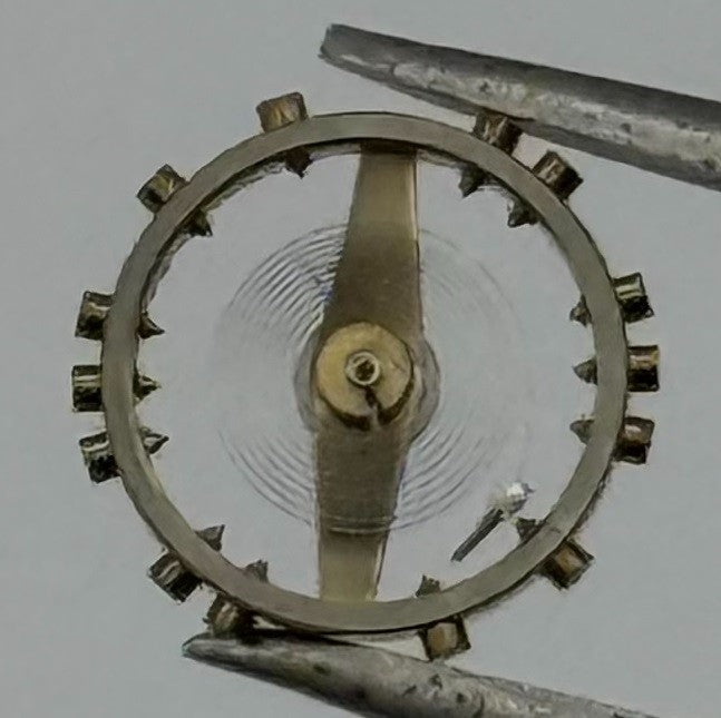 FEF 6600 Balance Wheel Complete And Spring Renata 1181 Watch Movement Parts NOS