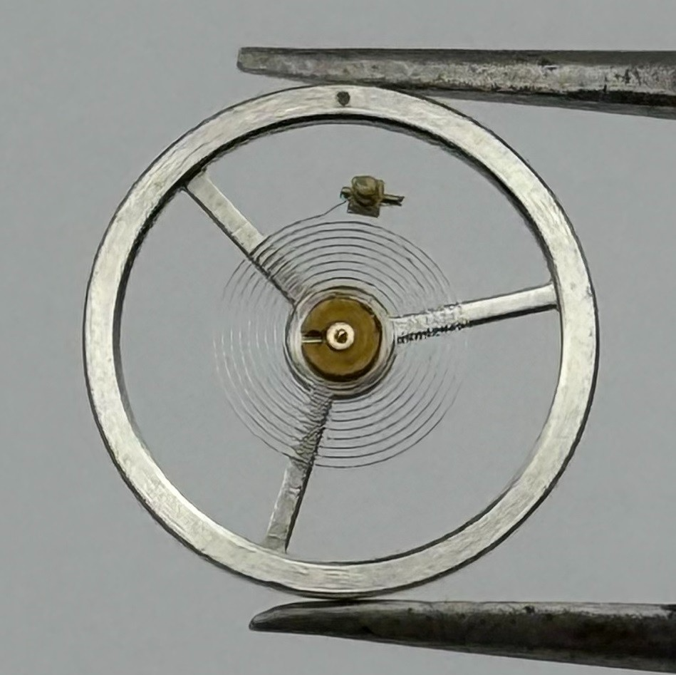 Ebosa 65 68 Balance Wheel Complete And Spring 10½’’’ 4451 Watch Movement Parts