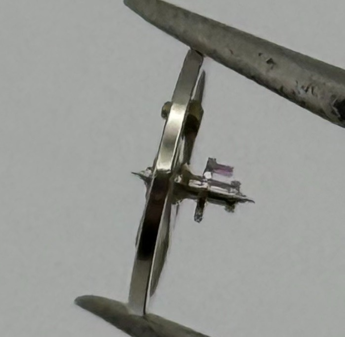BFG 925 Balance Wheel Complete And Spring 6¾’’’ 4440 Watch Movement Parts NOS