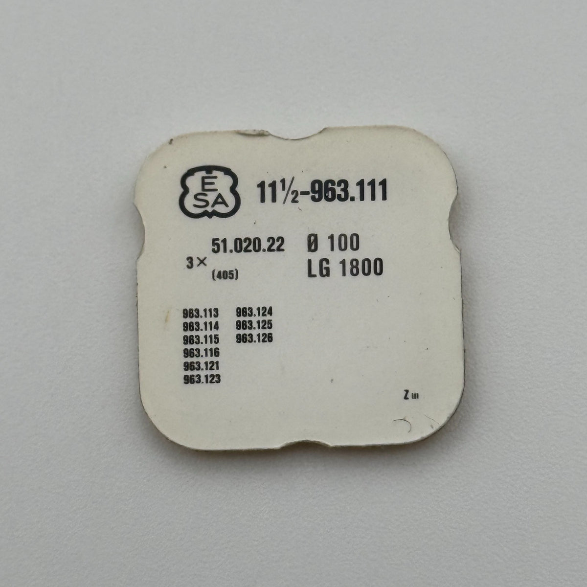ESA 963.111 Winding Stem Pack Of 3 - 11 1/2 - 405 - New Old Stock - Watch Parts