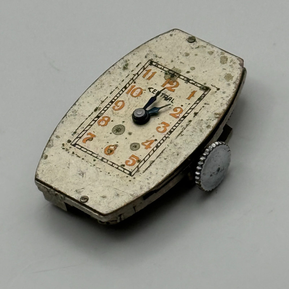 Kelton Model AL 10 Watch Movement Central Timex M10 Swiss 7 Jewels Parts 16.2mm