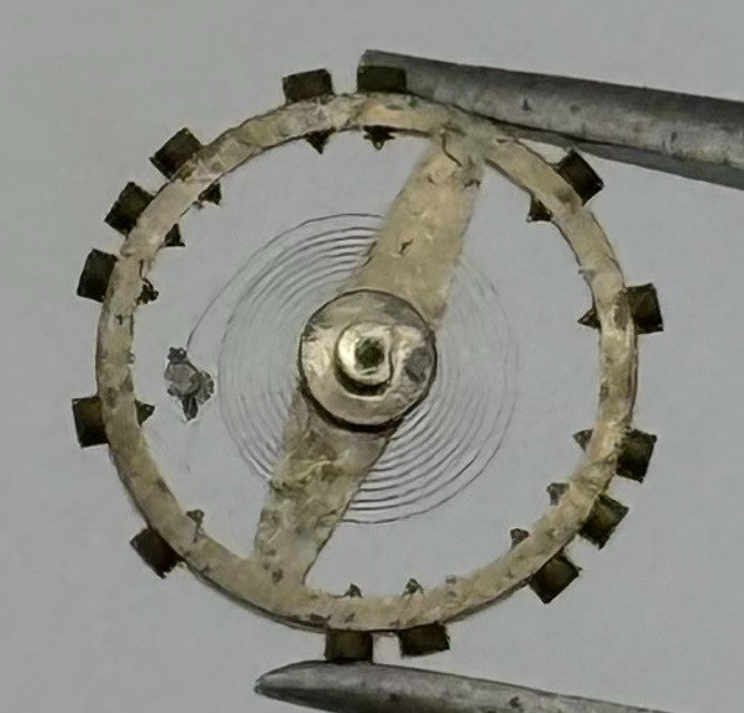AS 976 1012 Balance Wheel Complete And Spring 29 M Watch Movement Parts NOS
