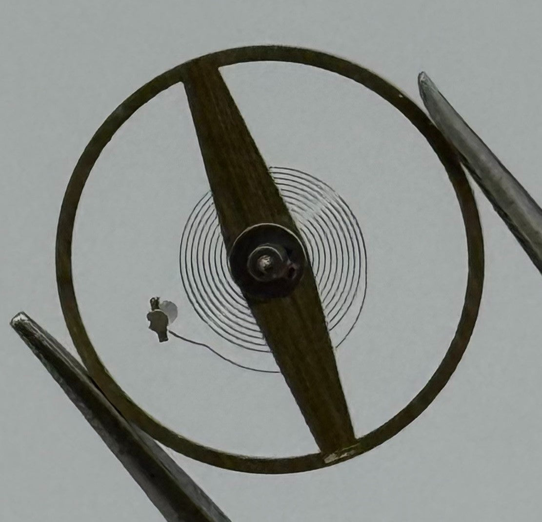 ST 96 Balance Wheel Complete And Spring 11½’’’ Renata 1268 Watch Movement Parts