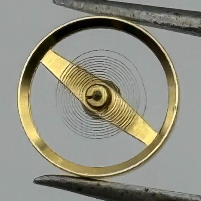 BFG 927 Balance Wheel Complete And Spring 6¾-8''' 1512 Watch Movement Parts NOS