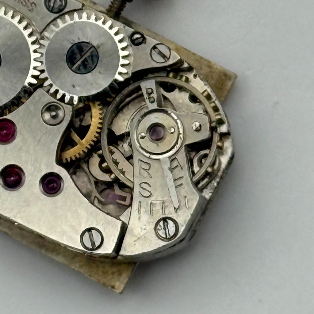 Peseux 120 Watch Movement Ancre 15 Rubis Swiss Manual Wind Parts Repair 12.8mm