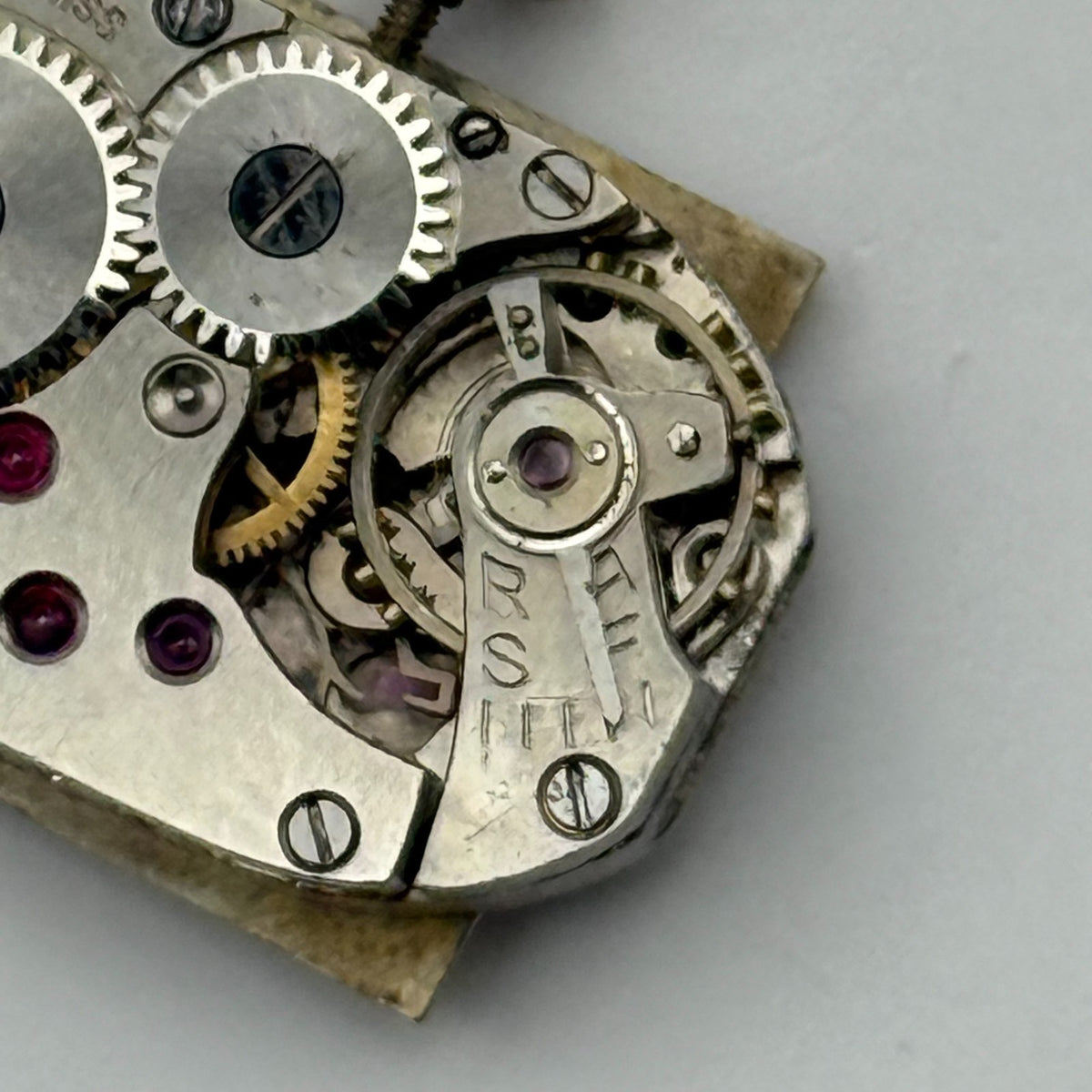 Peseux 120 Watch Movement Ancre 15 Rubis Swiss Manual Wind Parts Repair 12.8mm