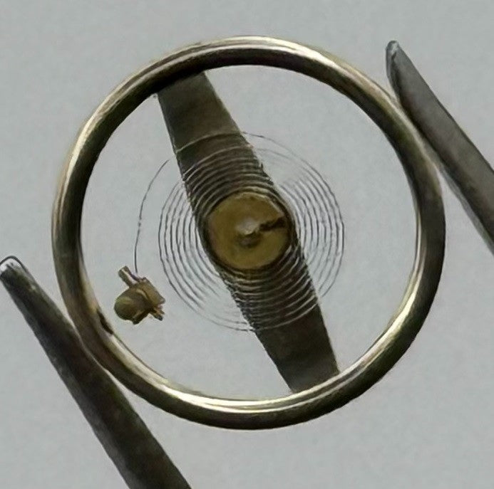 RL 8013 Balance Wheel Complete And Spring Ord &Kif Inca Watch Movement Parts NOS