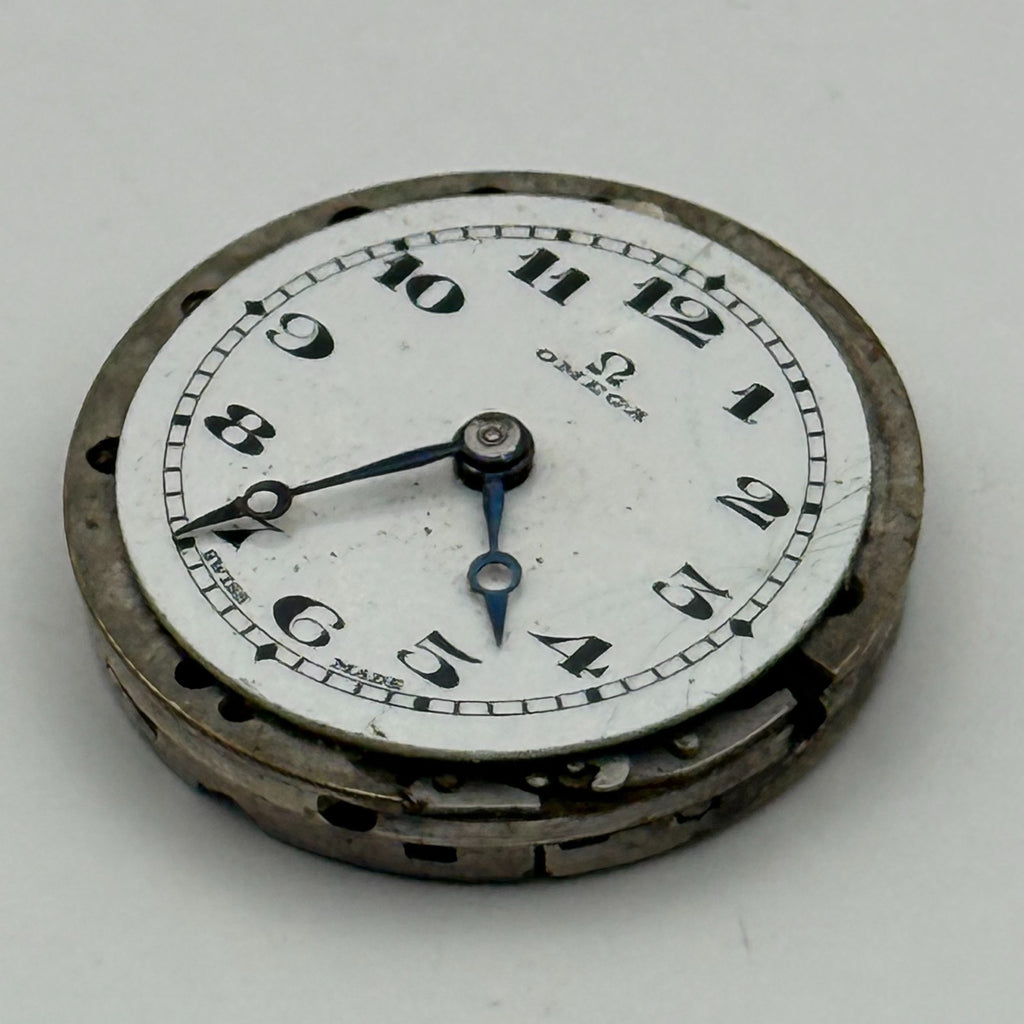 Omega 19.4S Watch Movement - Rare Calibre For Restoration Or Parts Use 19.7mm