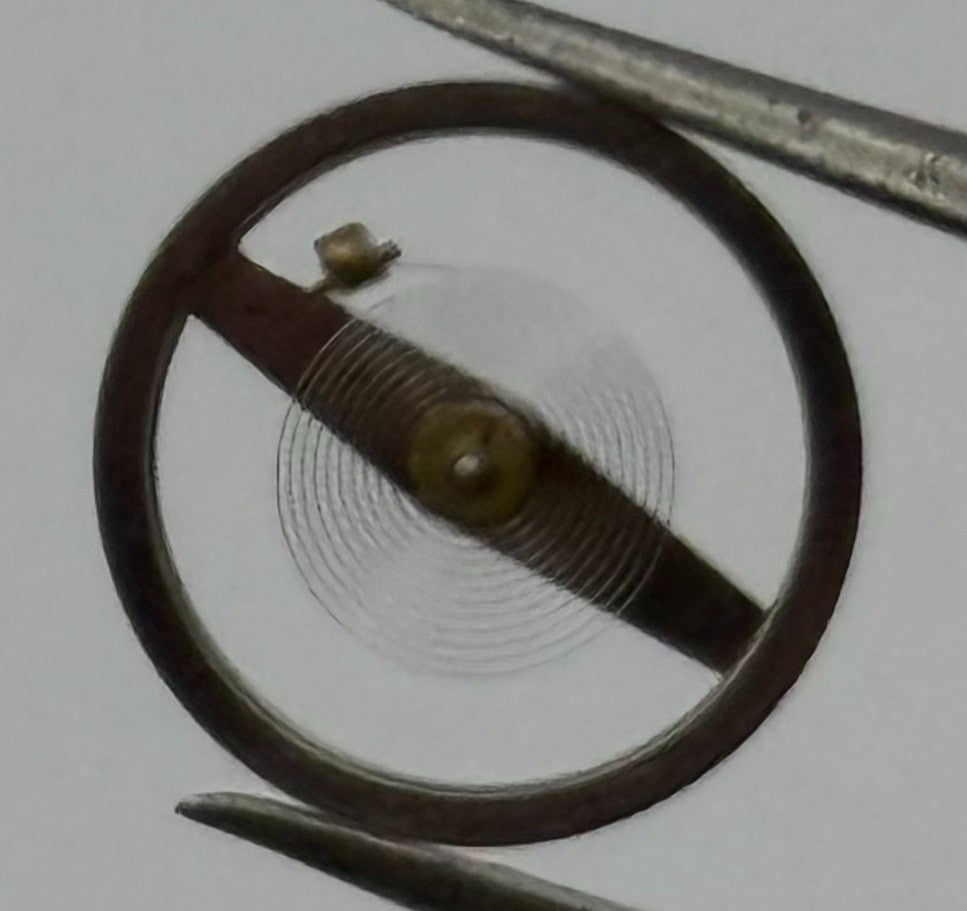 Brac 300 301 Balance Wheel Complete And Spring 1604 Watch Movement Parts NOS