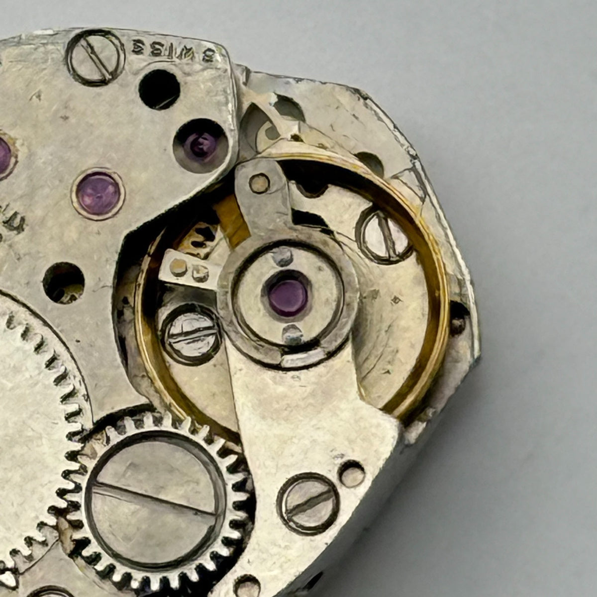 BFG 927 Watch Movement Josmar 17 Jewels Swiss Manual Wind Parts Repair 15.2mm
