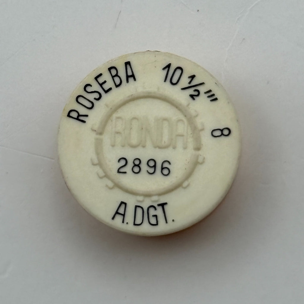 Roseba 8 Balance Wheel Complete And Spring 10½’’’ 2896 Watch Movement Parts NOS