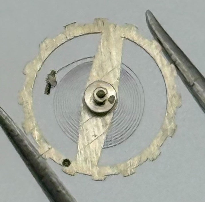 EB 1297 1469 Balance Wheel Complete And Spring 117 Watch Movement Parts NOS
