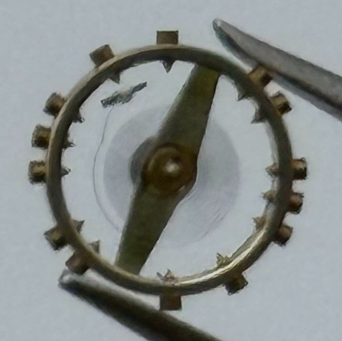 Femga 45 Balance Wheel Complete And Spring 5½’’’ 1006 M Watch Movement Parts NOS