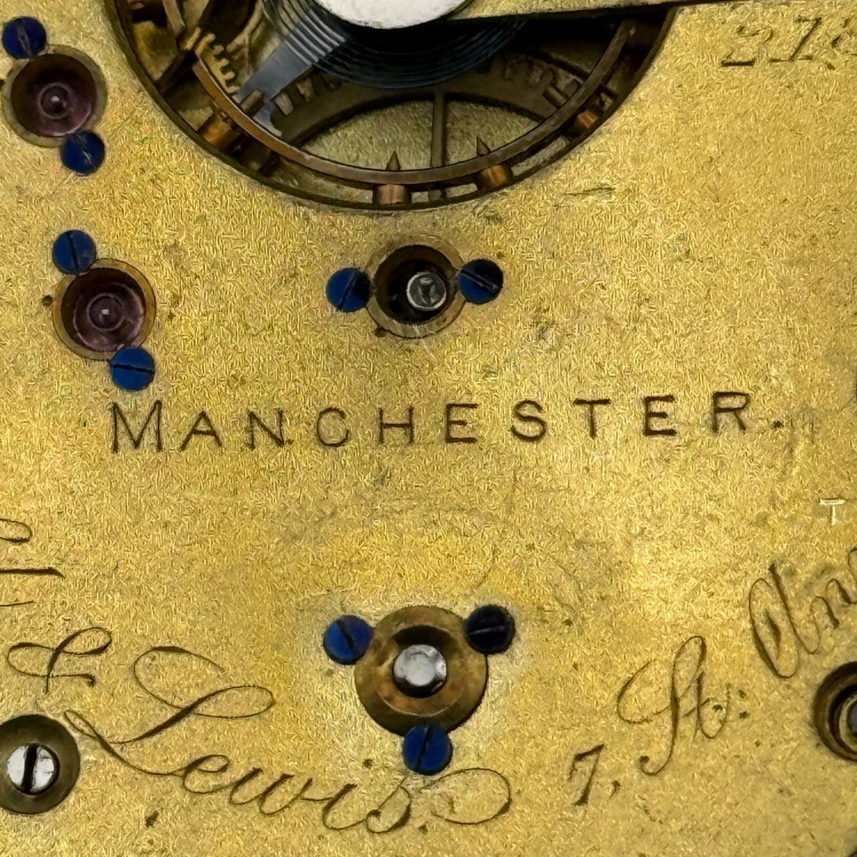 English Lever Pocket Watch Movement - Arnold & Lewis Manchester - Parts / Repair