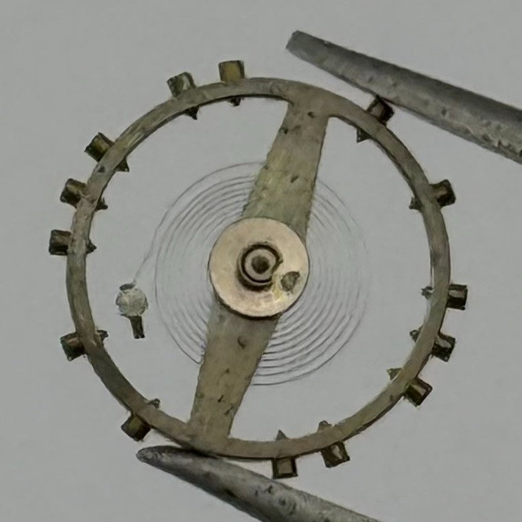 AS 1240 Balance Wheel Complete And Spring Renata 50 M Watch Movement Parts NOS