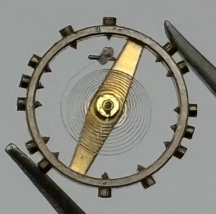 FHF 60 Balance Wheel Complete And Spring 6¾-8’’’ 200 M Watch Movement Parts NOS