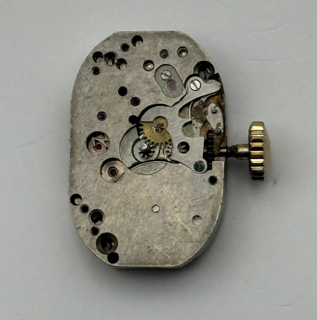 Strad Watch Movement 15 Jewels Swiss Manual Wind Vintage Parts Repair 12.6mm