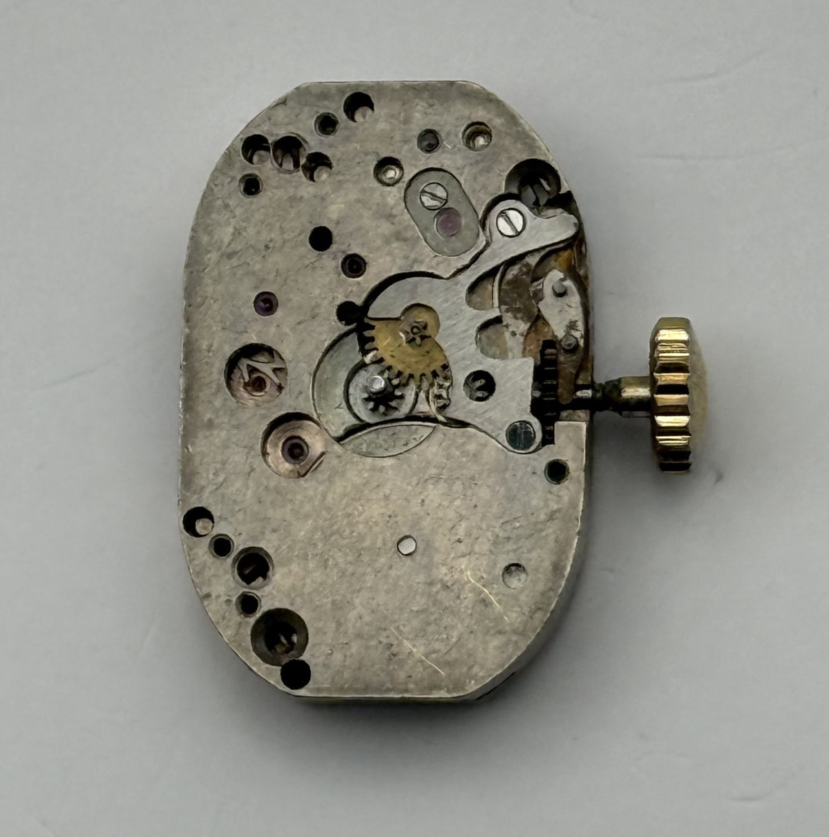 Strad Watch Movement 15 Jewels Swiss Manual Wind Vintage Parts Repair 12.6mm