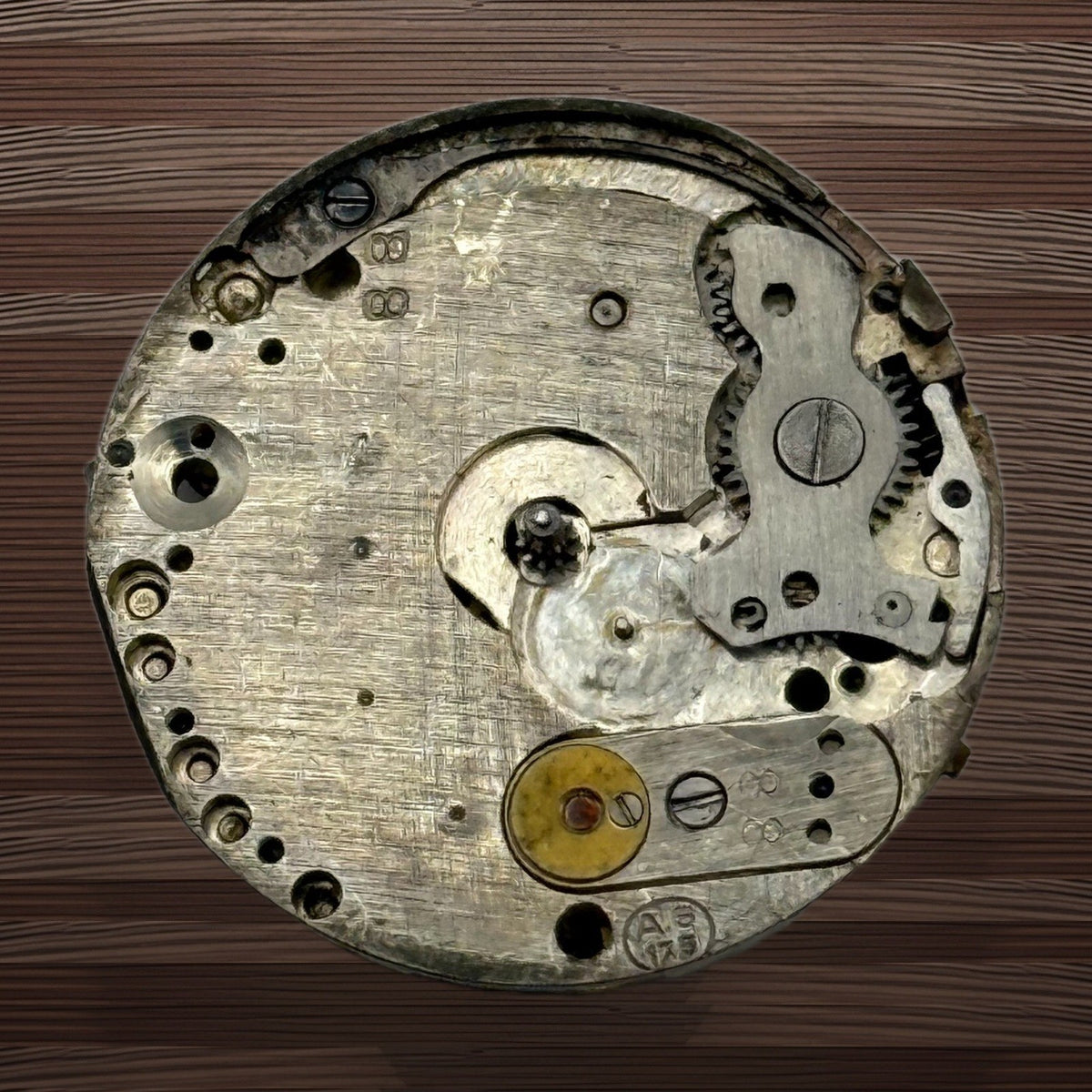 AS 175 Watch Movement A. Schild 175 Goodco Watch 6 Jewels Parts Repair 22.9mm