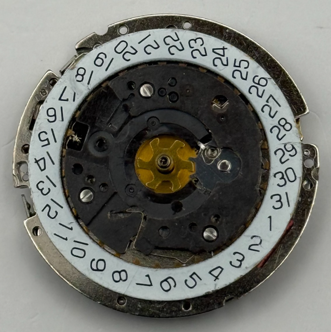 ISA 8172 Watch Movement Quartz Date 3 Jewels Swiss Vintage Parts Repair 26.1mm