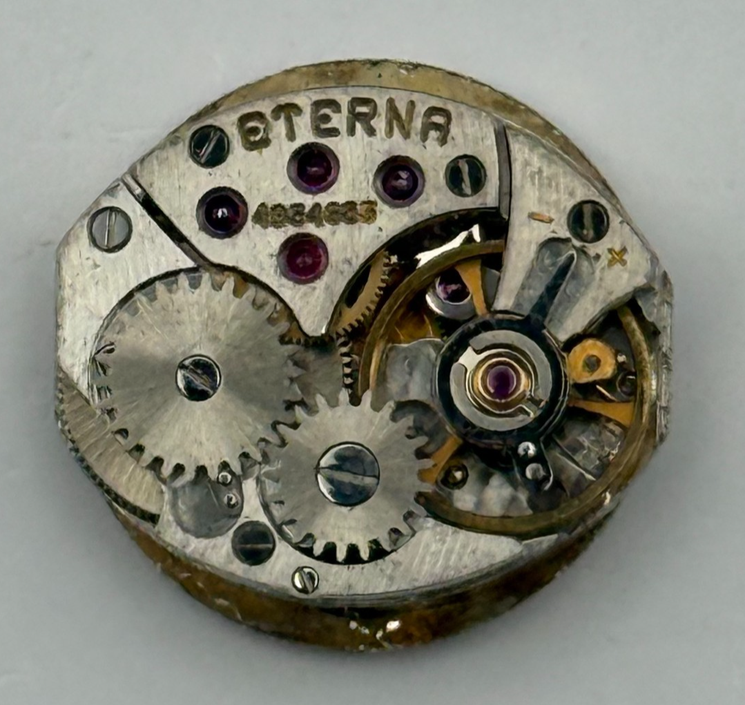 Eterna 1447 Watch Movement - Ladies - For Parts / Repair - 12.8mm