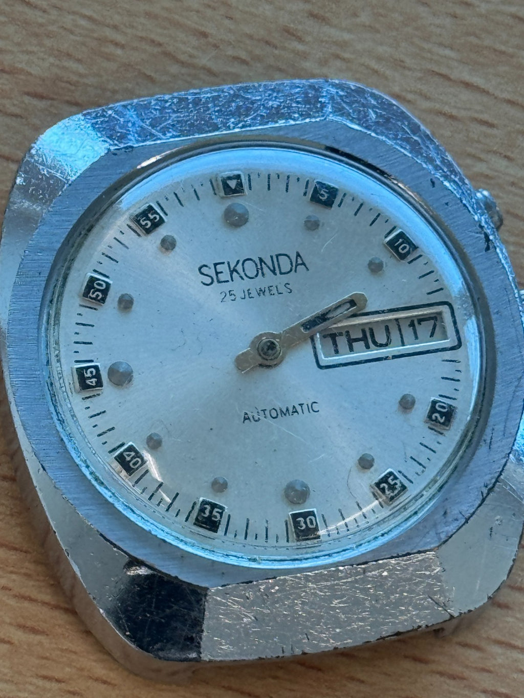 Sekonda Day Date Automatic Men's Watch - Soviet Slava S2427 - Running / Spares