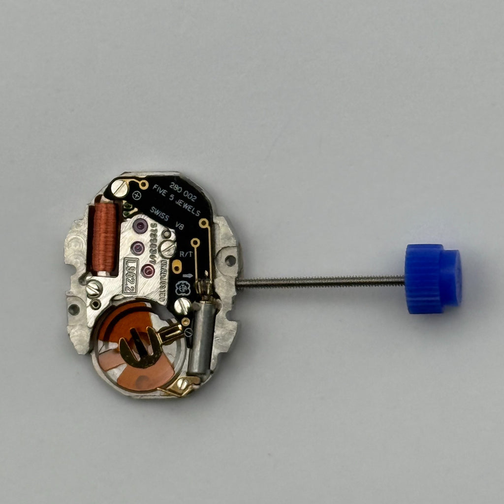 ETA 280.002 Watch Movement Running Quartz 5 Jewels Swiss Parts Repair 8.4mm