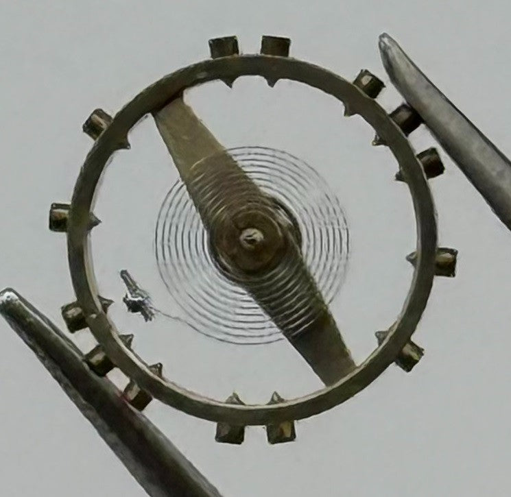 AS 1051 Balance Wheel Complete And Spring Renata 554 M Watch Movement Parts NOS