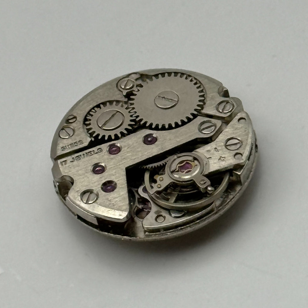 FHF 351 Watch Movement Betania 17 Jewels Swiss Manual Wind Parts Repair 17.5mm