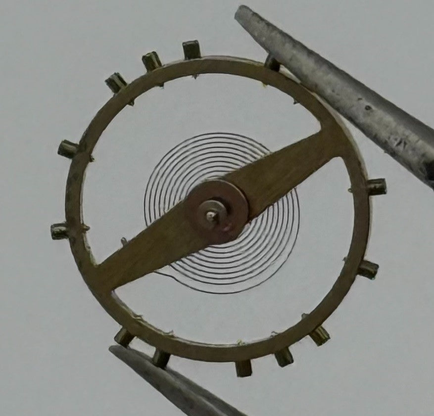 AS 1700-3 Balance Wheel Complete And Spring Renata 1165 Watch Movement Parts NOS