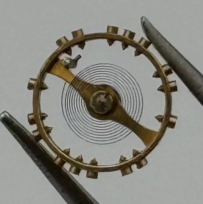 GSW 60 66 Balance Wheel Complete And Spring 5½’’’ 1068 Watch Movement Parts NOS