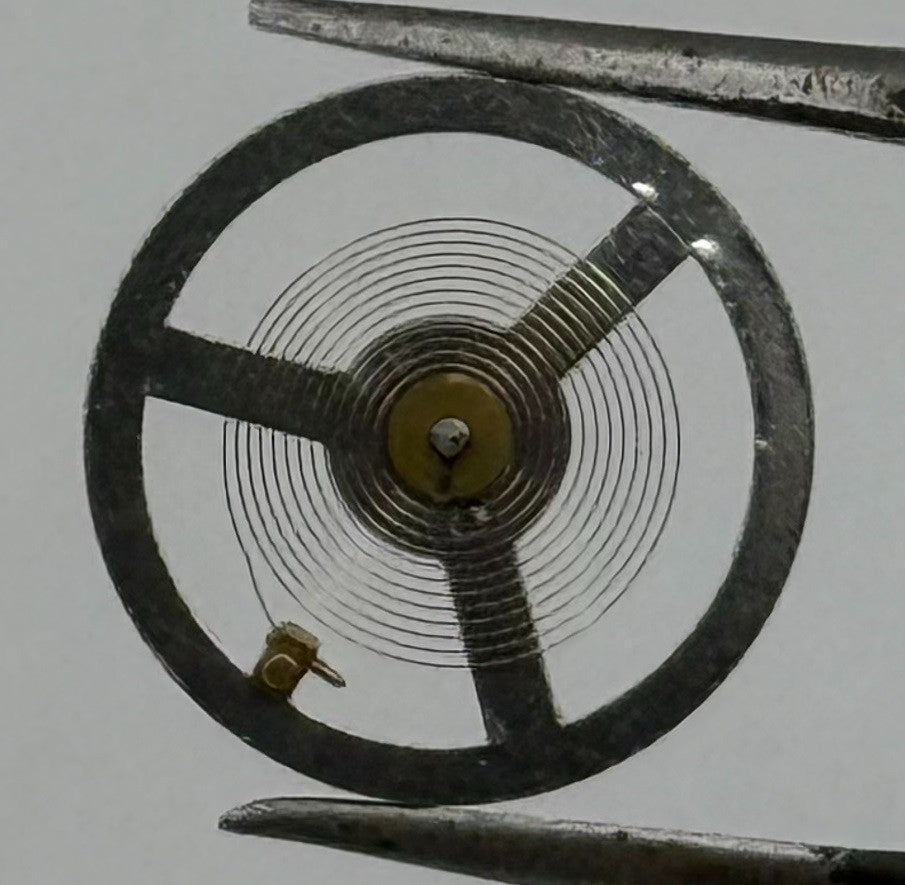 LSH 1262 Rosk Balance Wheel Complete And Spring 12’’’ 1855 Watch Movement Parts