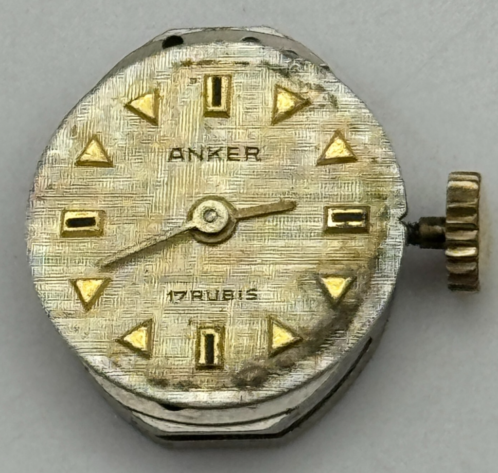 PUW 1075 Watch Movement Anker Ladies Manual Wind 21600 Swiss Vintage Parts 13mm