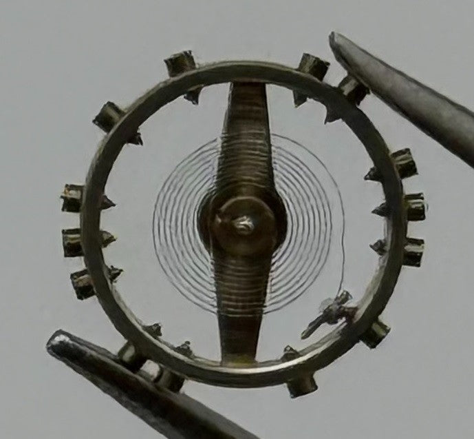 AS 976 1012 Balance Wheel Complete And Spring Renata Watch Movement Parts NOS