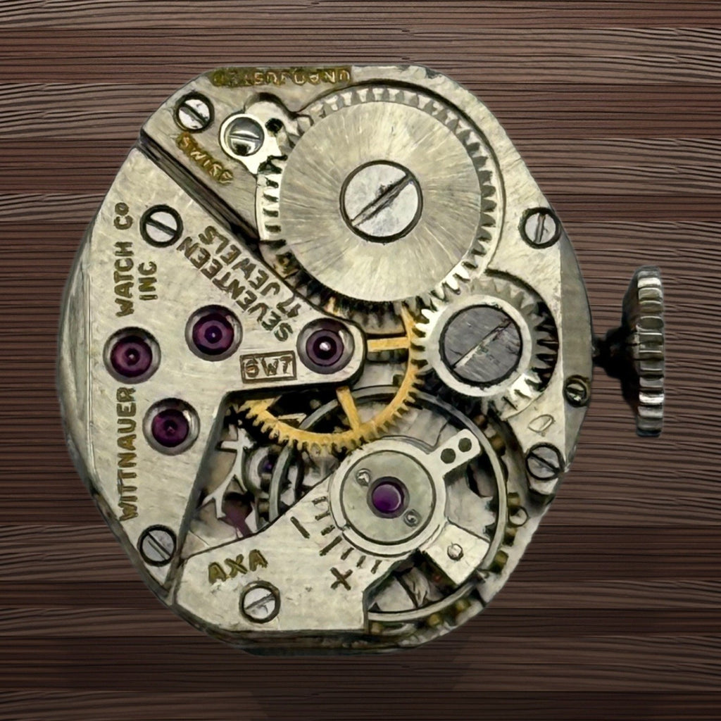 Wittnauer 6W7 Watch Movement - Running - For Parts / Repair - 15.2mm