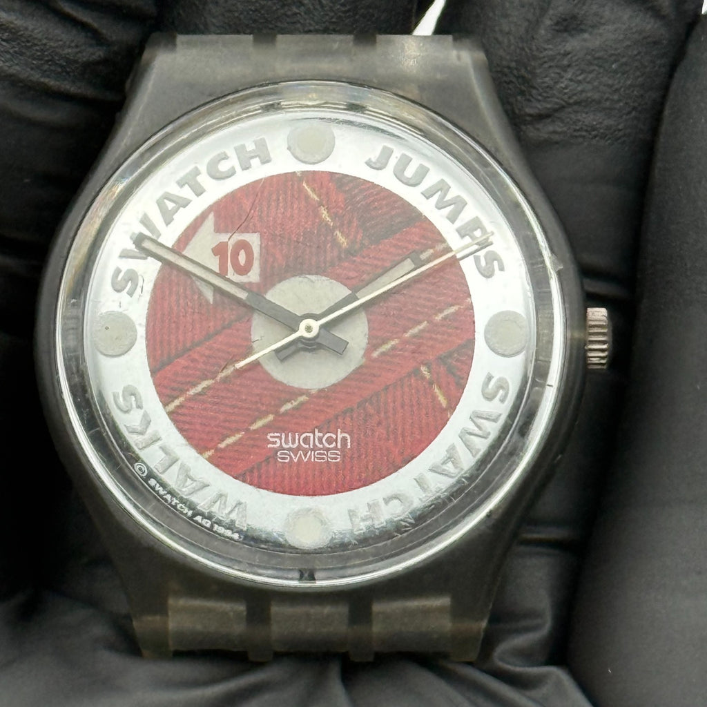 Vintage Swatch Gent Watch GM131 Athletics 1994 ETA Quartz Swiss 33mm Parts 