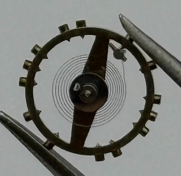 Derby 127 Balance Wheel Complete And Spring 5¼’’’ 103 Watch Movement Parts NOS