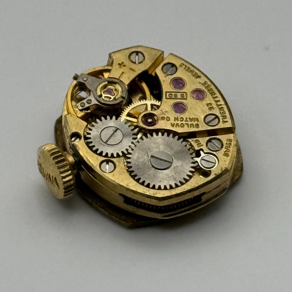 Bulova 5BD Watch Movement Running Ladies 23 Jewels Swiss Manual Wind Parts 13mm