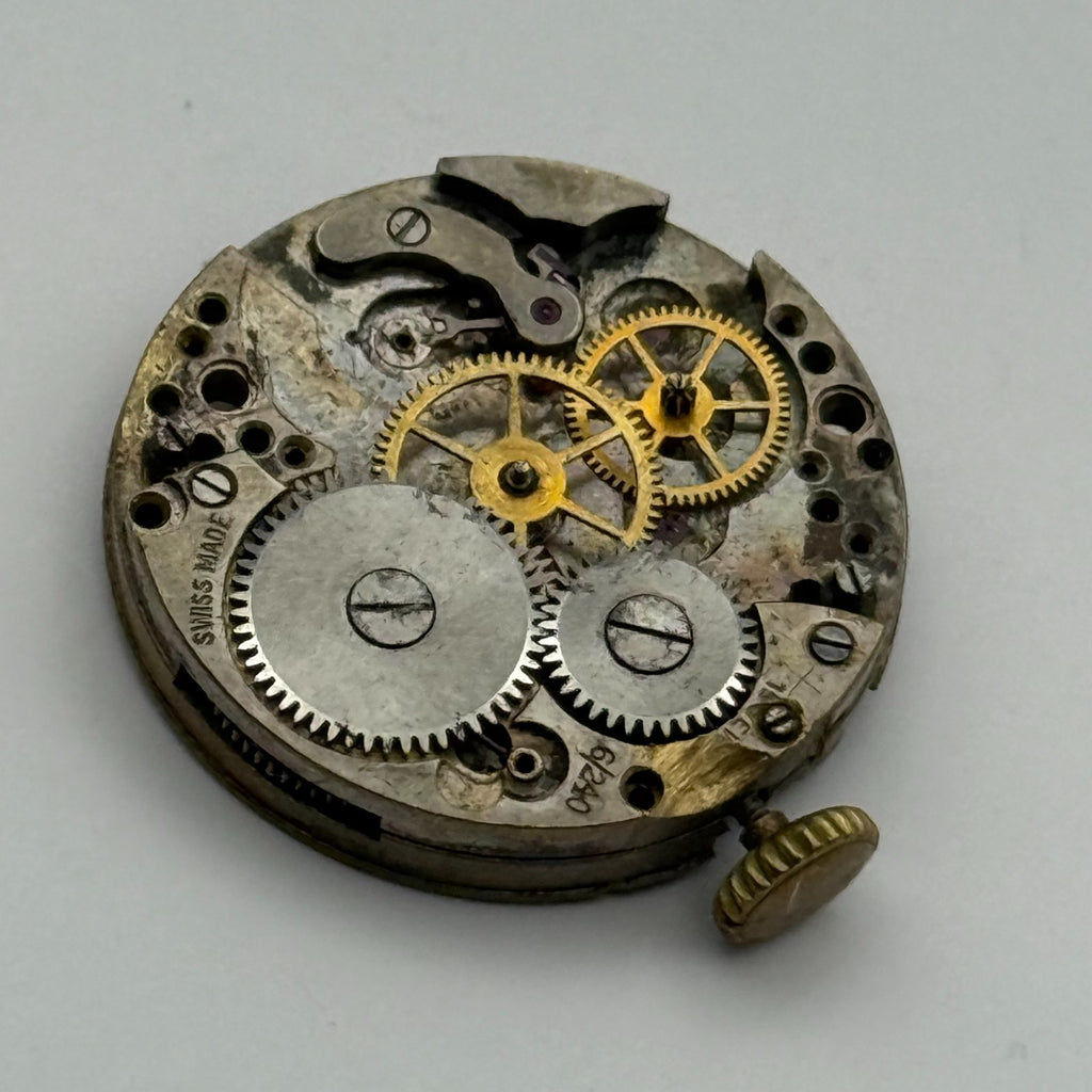 Peseux 6/240 Watch Movement - Spares - For Parts / Repair - 21.9mm