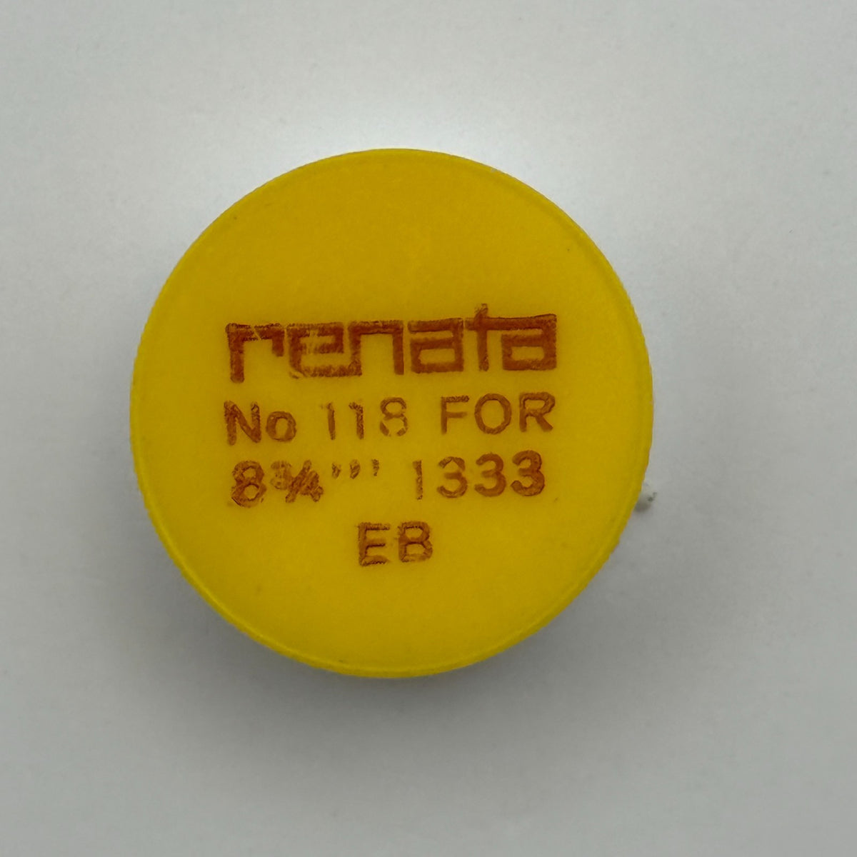 EB 1333 Balance Wheel Complete And Spring 8¾’’’ Renata 118 Watch Movement Parts