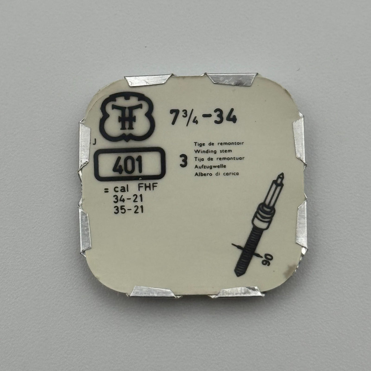 FHF 34 Winding Stem Pack Of 3 - 7 3/4 - 401 - New Old Stock - Watch Parts