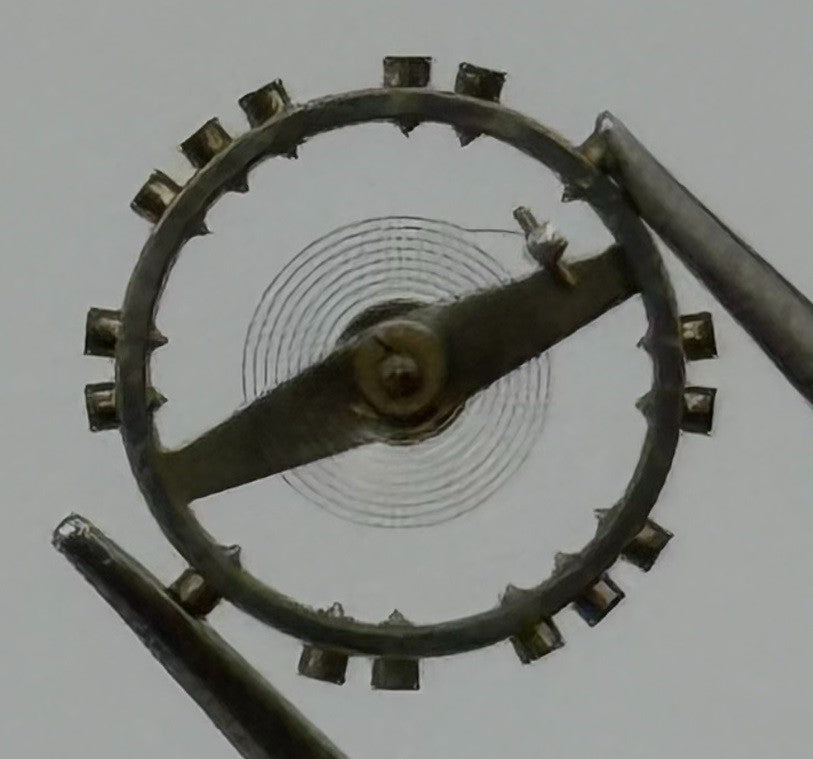FHF 60 Balance Wheel Complete And Spring 6¾-8’’’ 200 M Watch Movement Parts NOS